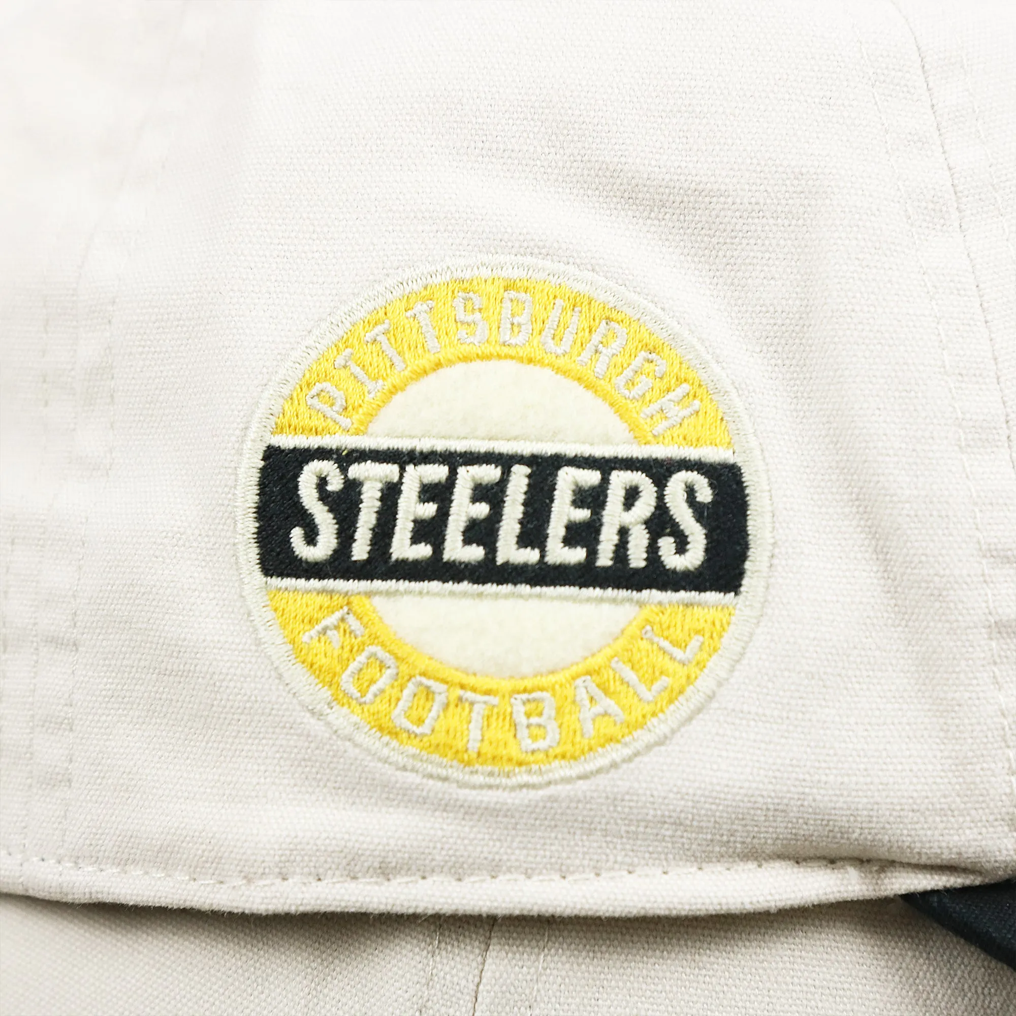 Throwback Pittsburgh Steelers Embroidered 1987 Steelers Logo NFL Steelers Side Patch Dad Hat | Bone Dad Hat