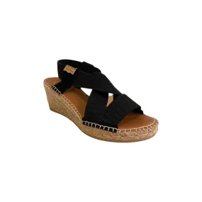 Tura Black Espadrille