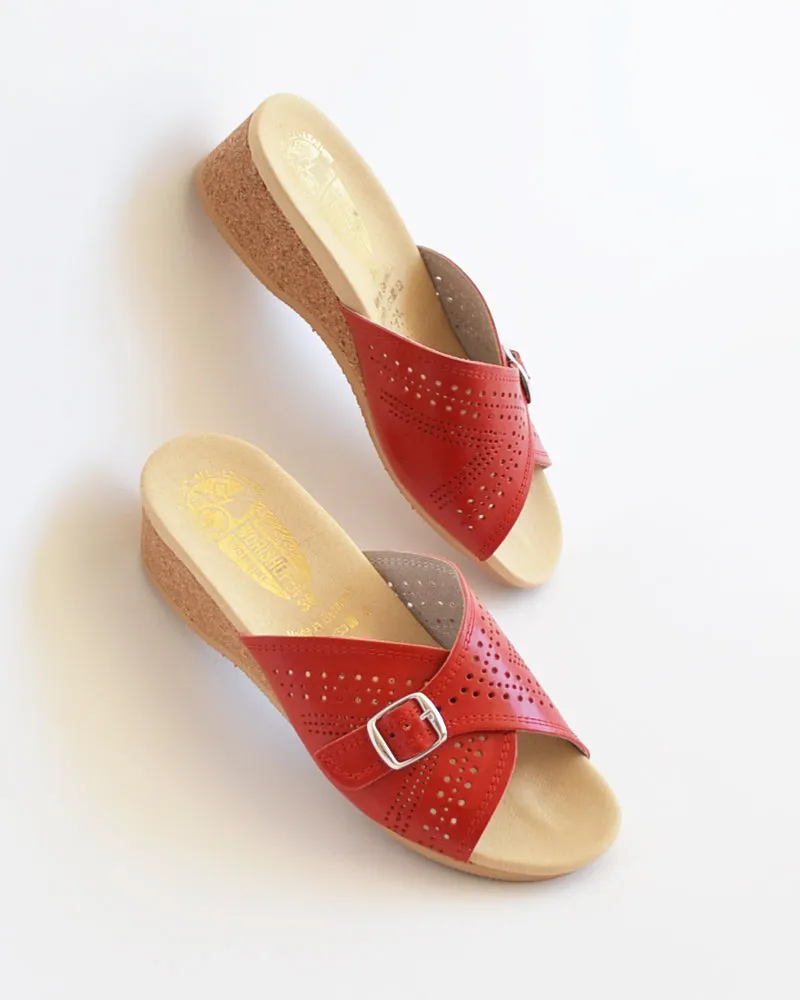 Worishofer Slip On Red