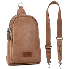 Wrangler Khaki Crossbody Sling Bag