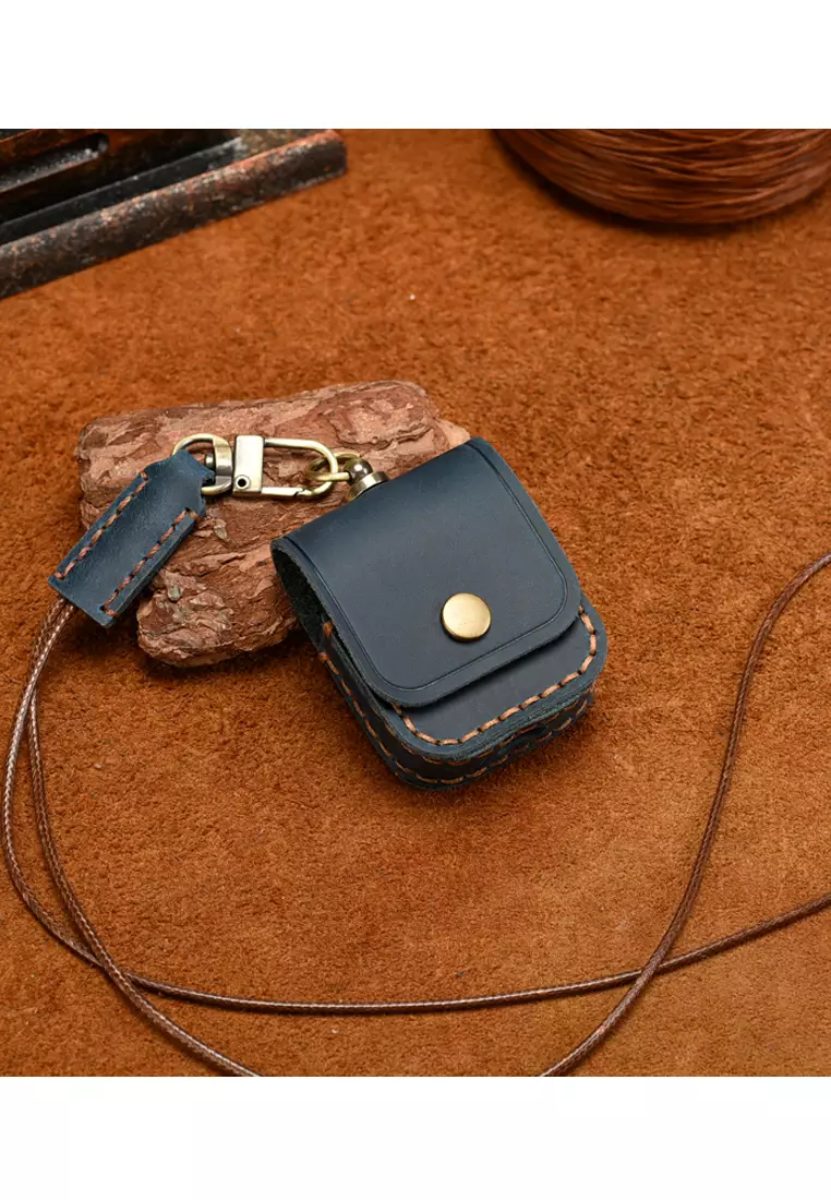 ZITIQUE Leather iPhone AirPods case