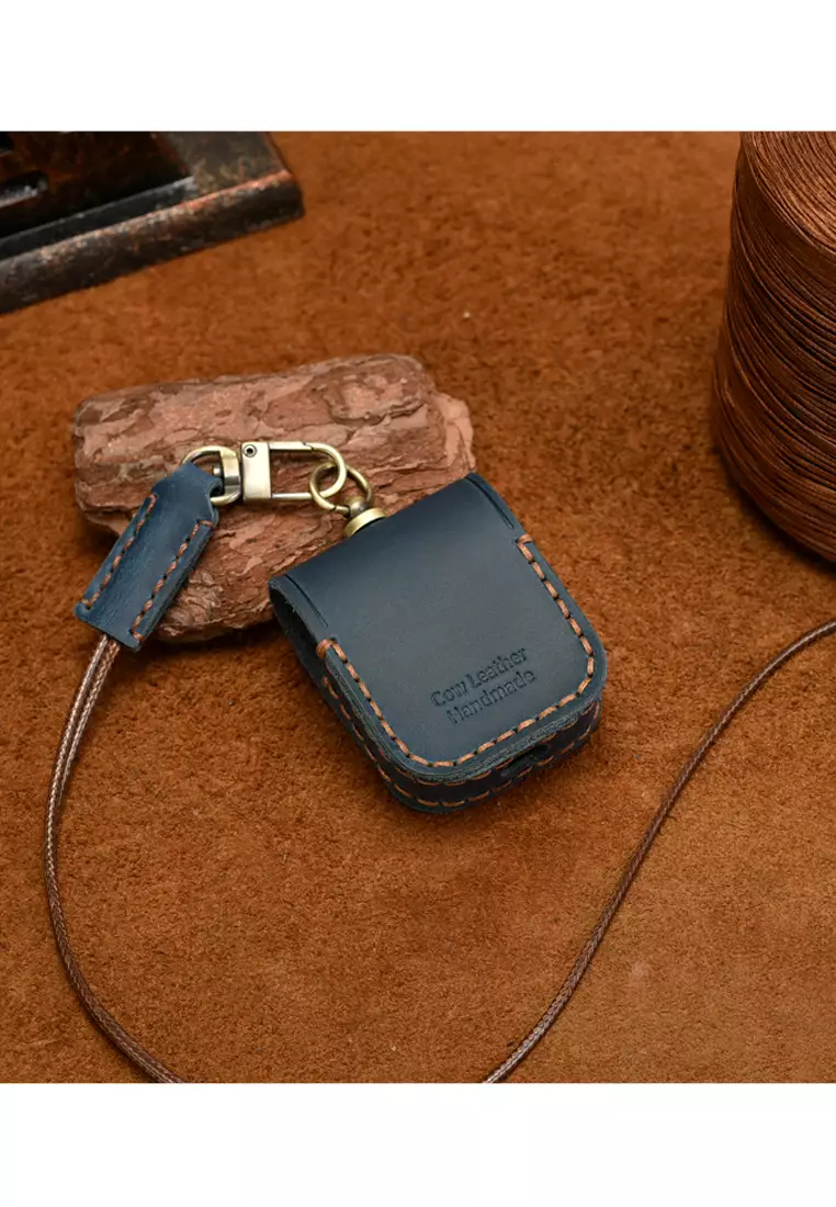 ZITIQUE Leather iPhone AirPods case